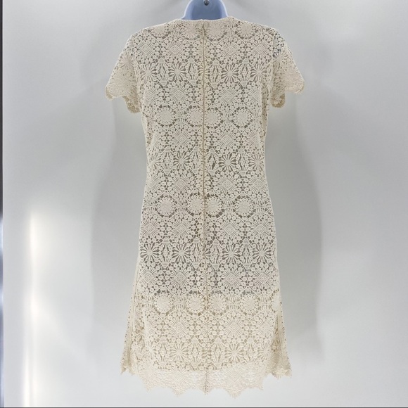 Tory Burch Trixy Ivory Crochet Dress Size XS - Picture 9 of 11